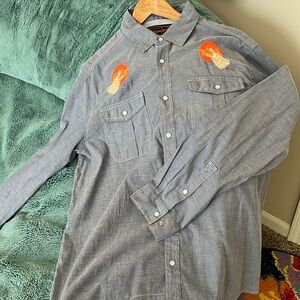 Howler Bros Bark At The Moon Gaucho Snap Shirt